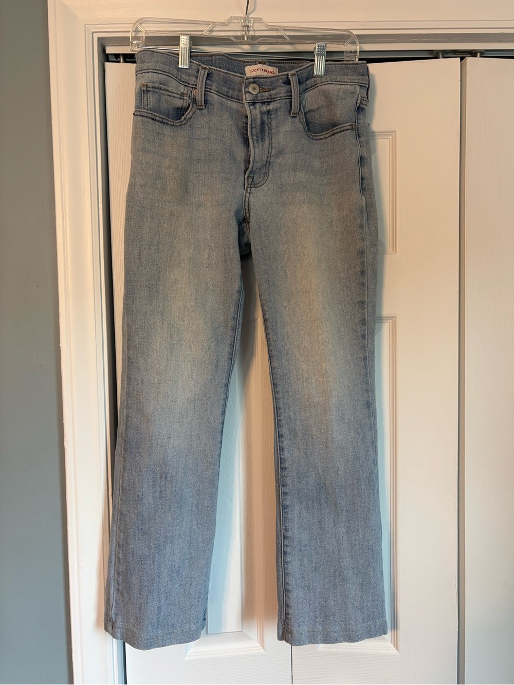 Lucky Brand Light Blue Mid Rise Boot Jeans